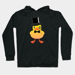 Cool Rubber duck top hat and monocle Hoodie